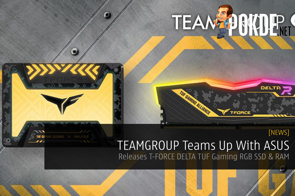TEAMGROUP Teams Up With ASUS — Releases T-FORCE DELTA TUF Gaming RGB SSD & RAM 34