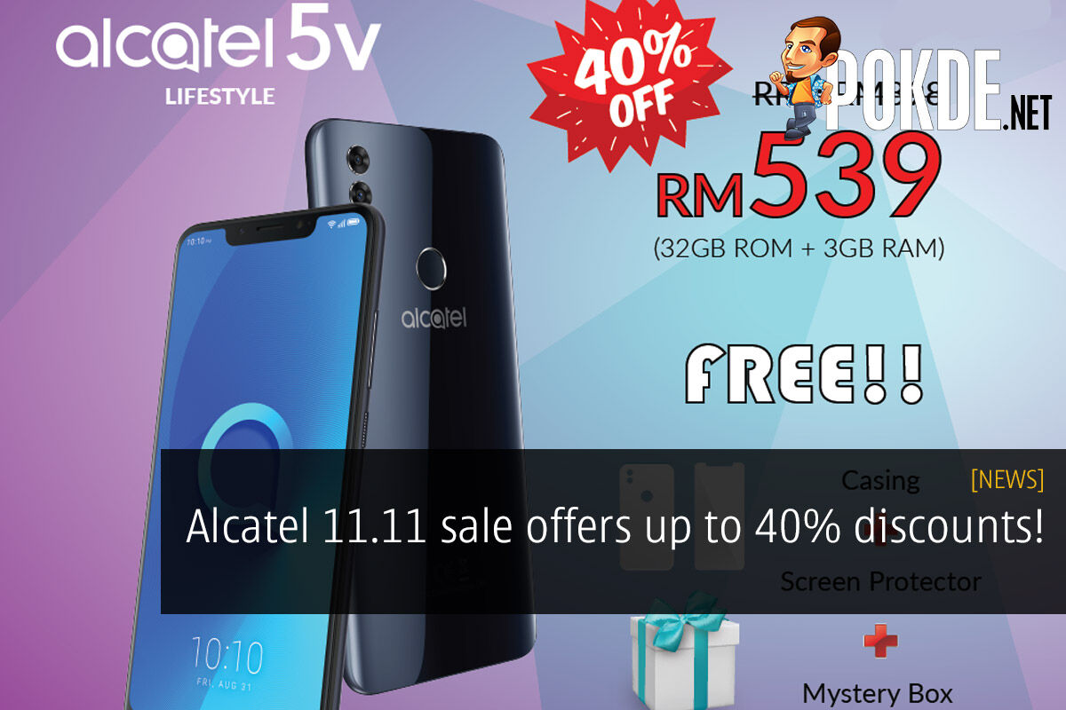 Alcatel 11.11 sale offers up to 40% discounts! 23