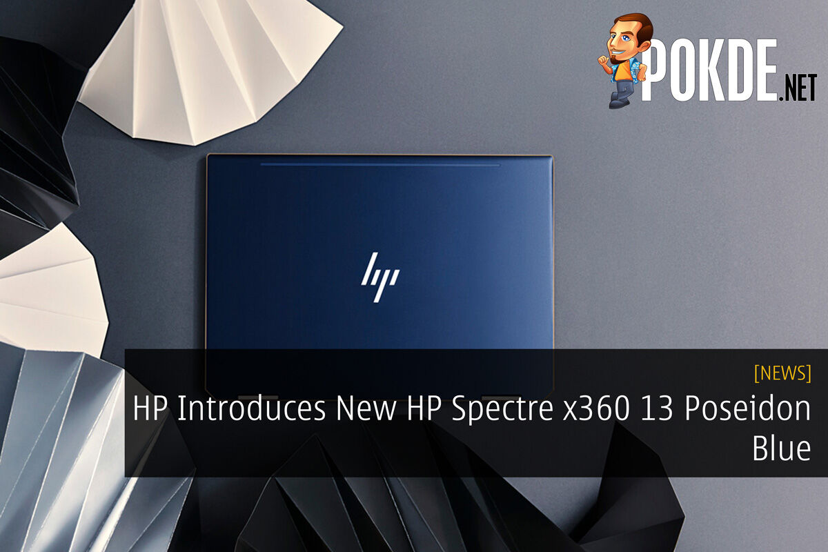HP Introduces New HP Spectre x360 13 Poseidon Blue 40