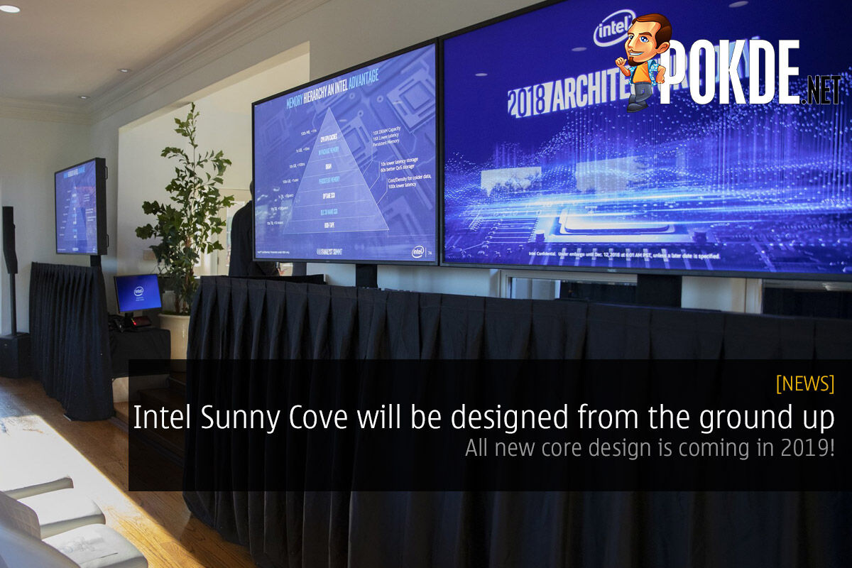 Intel Sunny Cove will be designed from the ground up — all new core design is coming in 2019! 26
