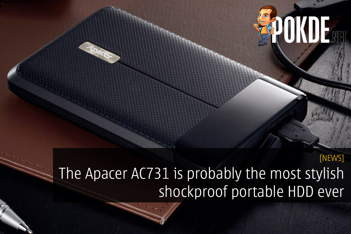 The Apacer AC731 is probably the most stylish shockproof portable HDD ever 25