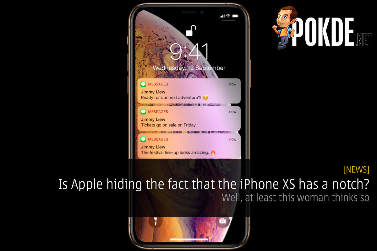 Is Apple hiding the fact that the iPhone XS has a notch? Well, at least this woman thinks so 27
