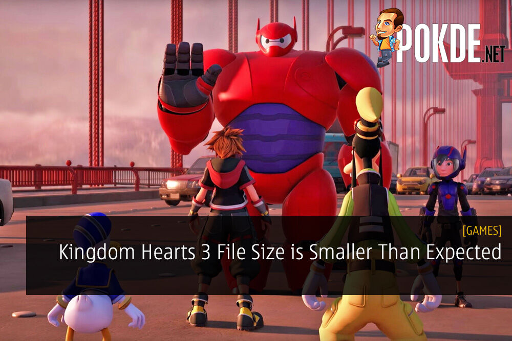 Kingdom Hearts 3 File Size is Smaller Than Expected