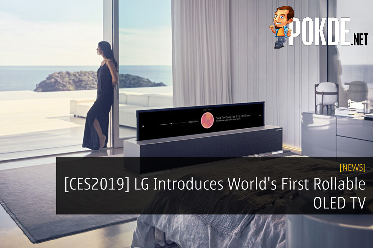 [CES2019] LG Introduces World's First Rollable OLED TV 46