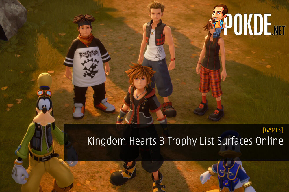 Kingdom Hearts 3 Trophy List Surfaces Online