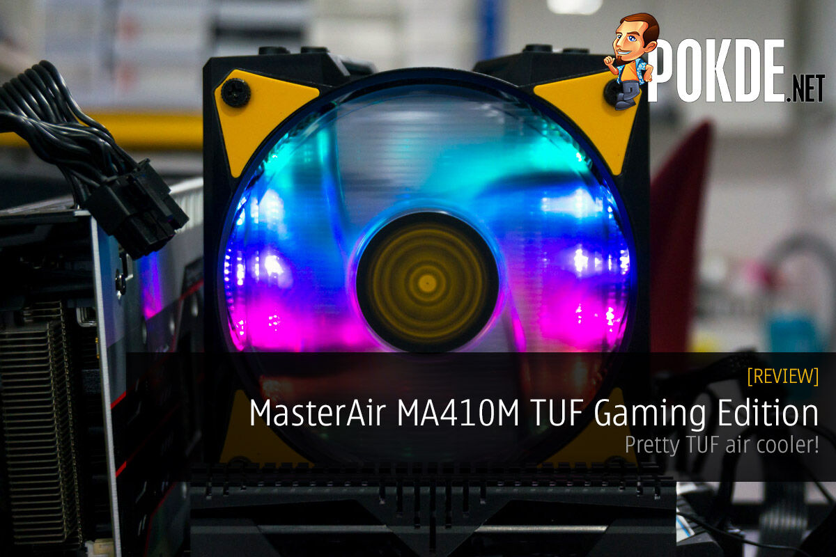 MasterAir MA410M TUF Gaming Edition by Cooler Master review — pretty TUF air cooler! 25
