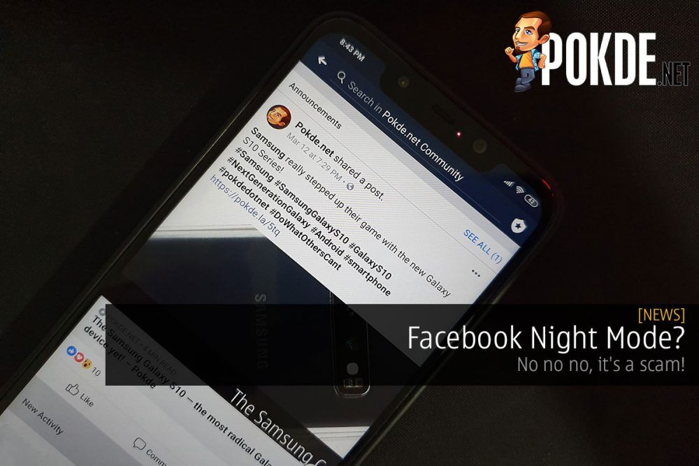 Facebook Night Mode? No no no, it's a scam! 21