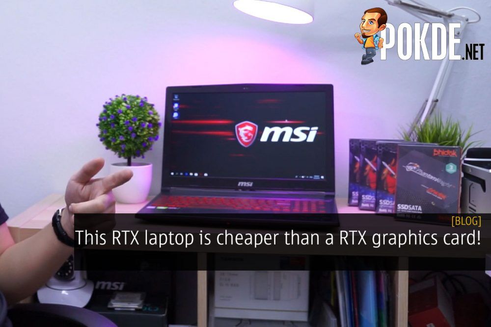 This RTX laptop is cheaper than a RTX graphics card! 29
