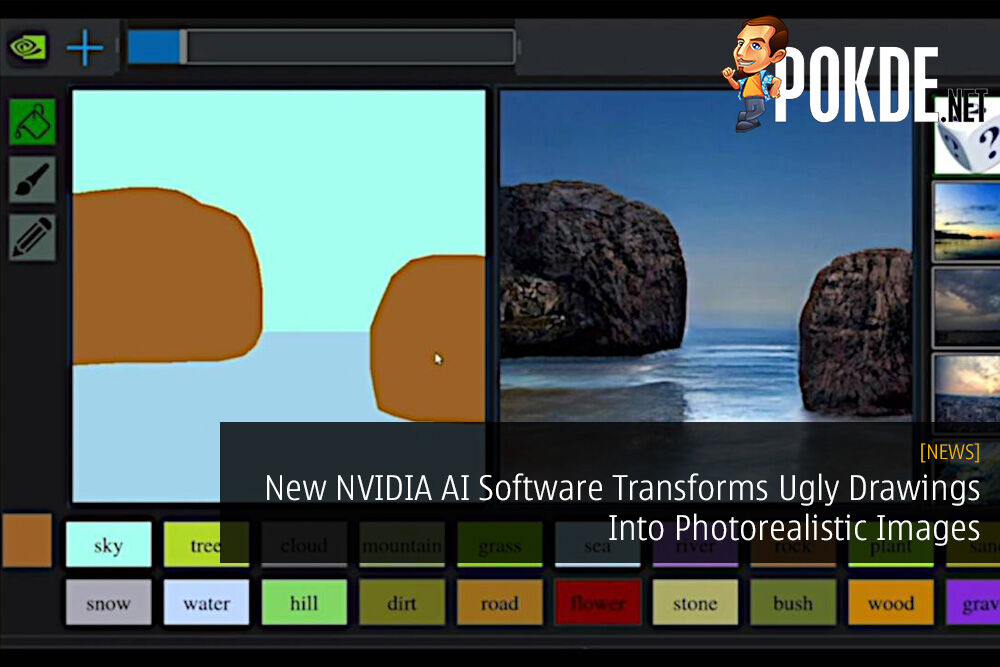 New NVIDIA AI Software Transforms Ugly Drawings Into Photorealistic