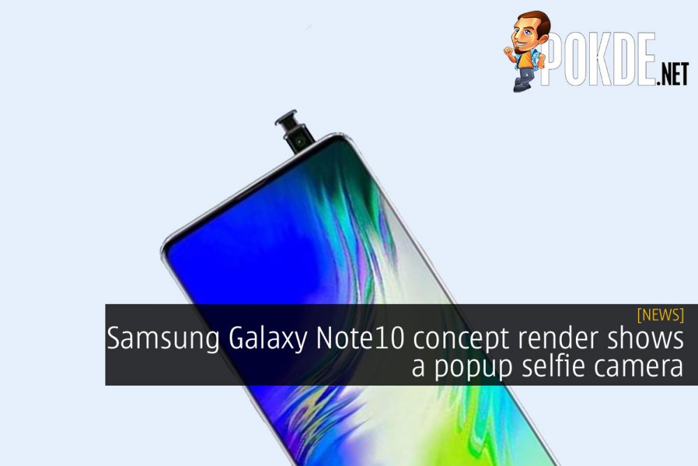 Samsung Galaxy Note10 concept render shows a popup selfie camera — but not like you have ever seen before 21