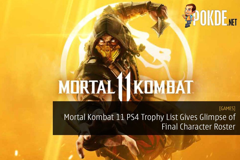 Mortal Kombat 11 PS4 Trophy List Gives Glimpse of Final Character Roster