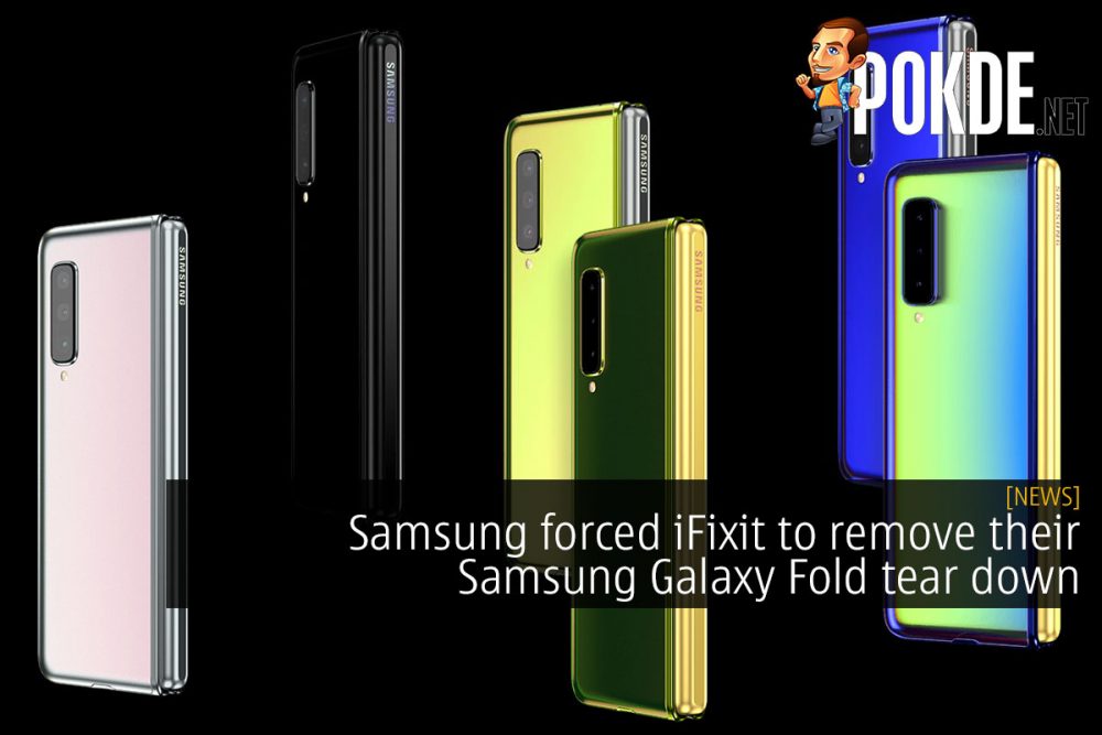 Samsung forced iFixit to remove their Samsung Galaxy Fold tear down 18