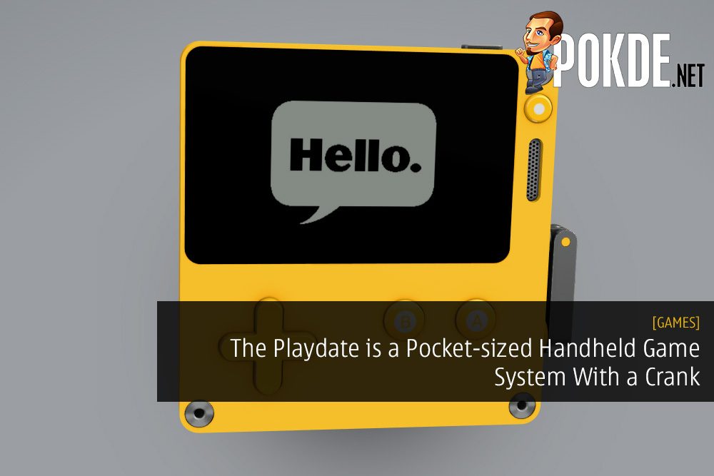 The Playdate is a Pocket-sized Handheld Game System With a Crank 22