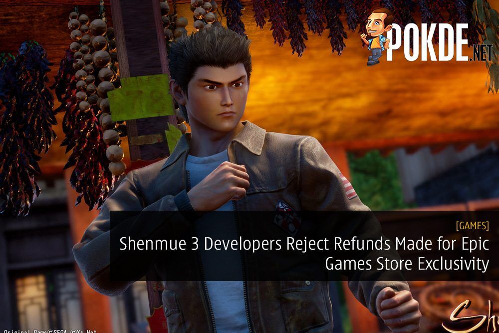 Shenmue 3 Developers Reject Refunds Made for Epic Games Store Exclusivity