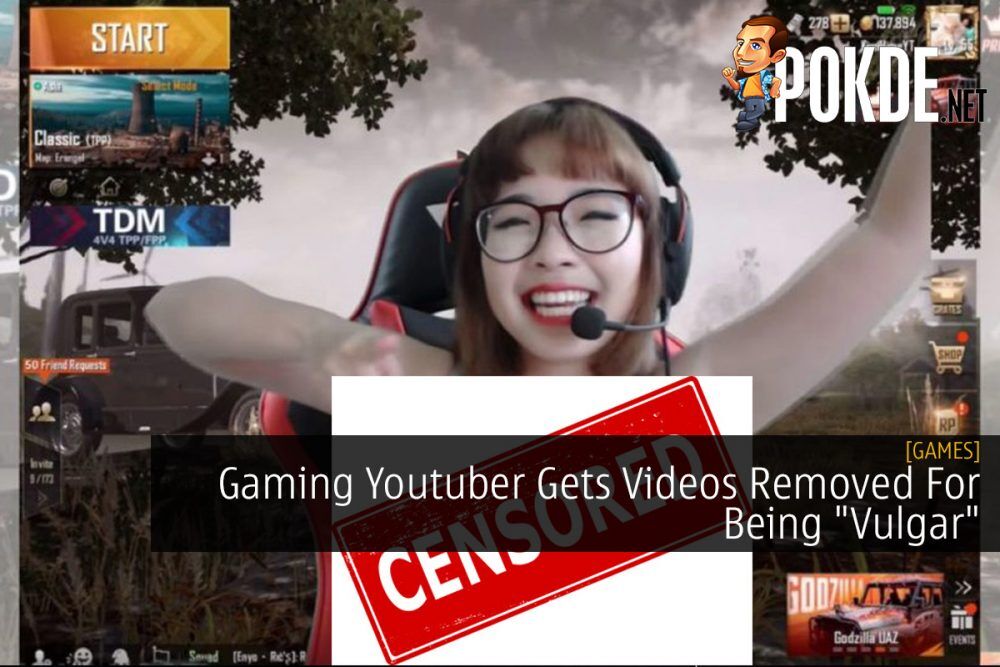 Gaming Youtuber Gets Videos Removed For Being "Vulgar" 18