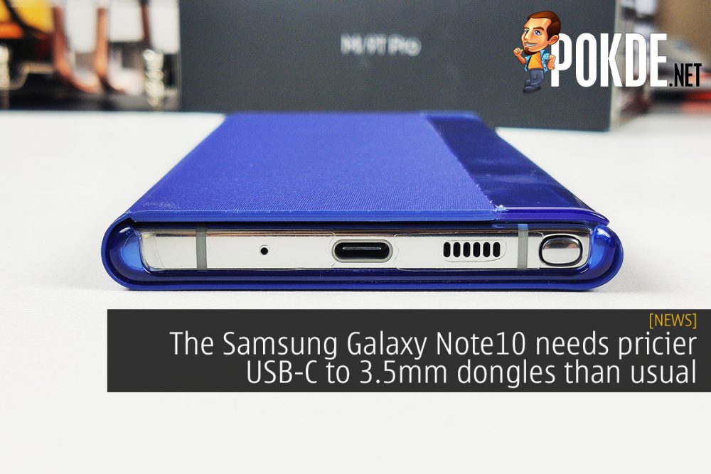 The Samsung Galaxy Note10 needs pricier USB-C to 3.5mm dongles than usual 18