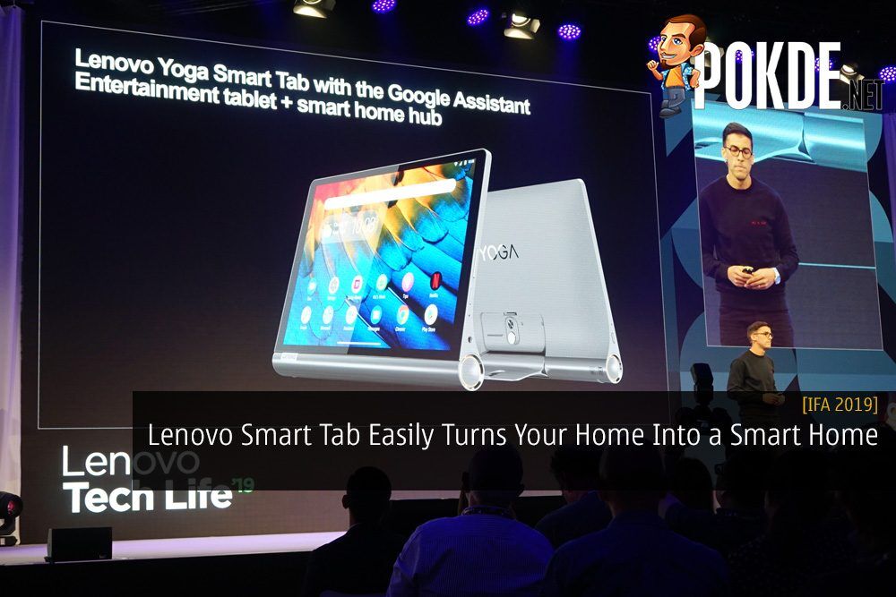 [IFA 2019] Lenovo Smart Tab Easily Turns Your Home Into a Smart Home