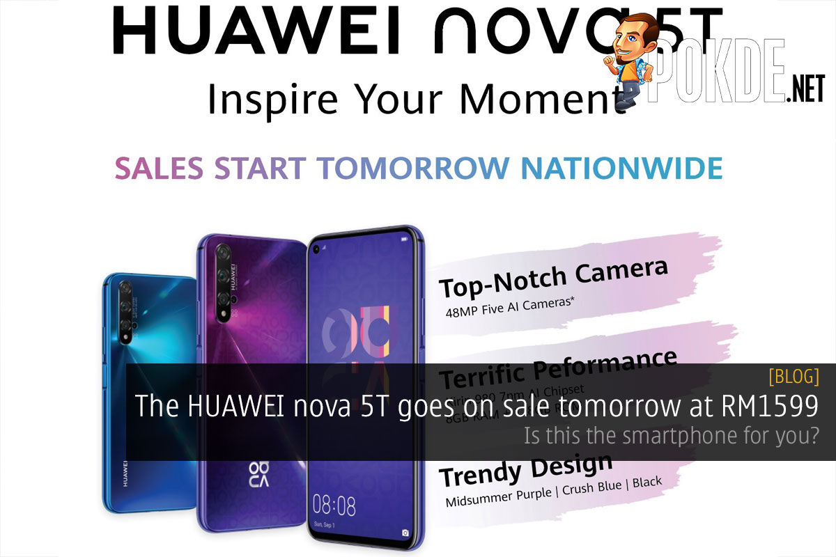 HUAWEI Nova 5T Goes On Sale Tomorrow 