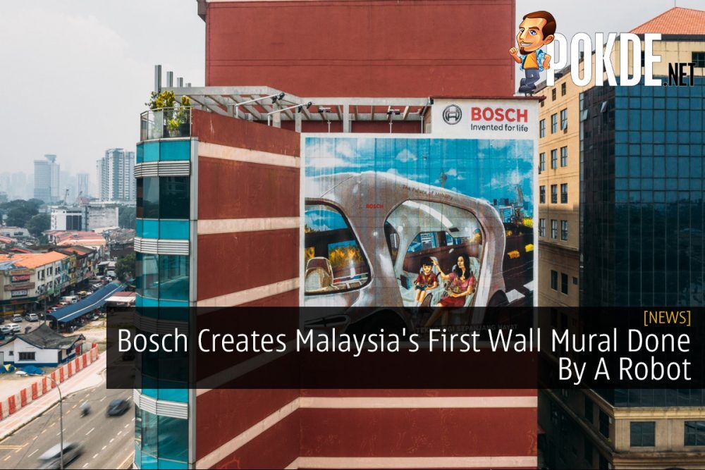Bosch Creates Malaysia's First Wall Mural Done By A Robot 19