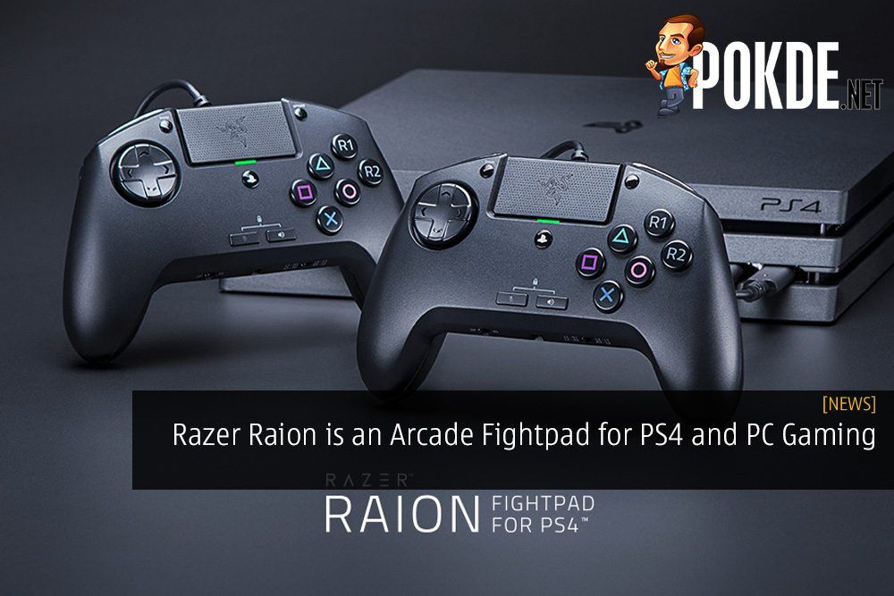 Razer Raion is an Arcade Fightpad for PS4 and PC Gaming