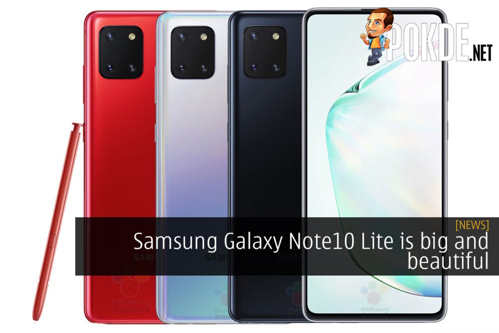 Samsung Galaxy Note10 Lite is big and beautiful 18