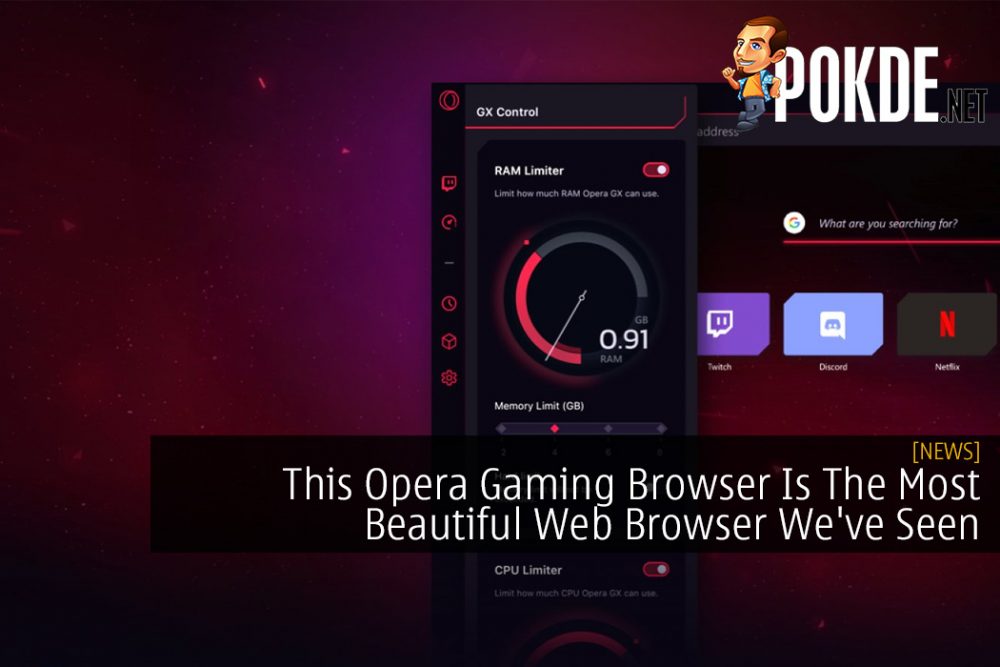 This Opera Gaming Browser Is The Most Beautiful Web Browser We've Seen