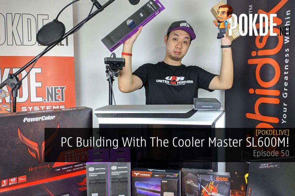 PokdeLIVE 50 — PC Building With The Cooler Master SL600M! 22