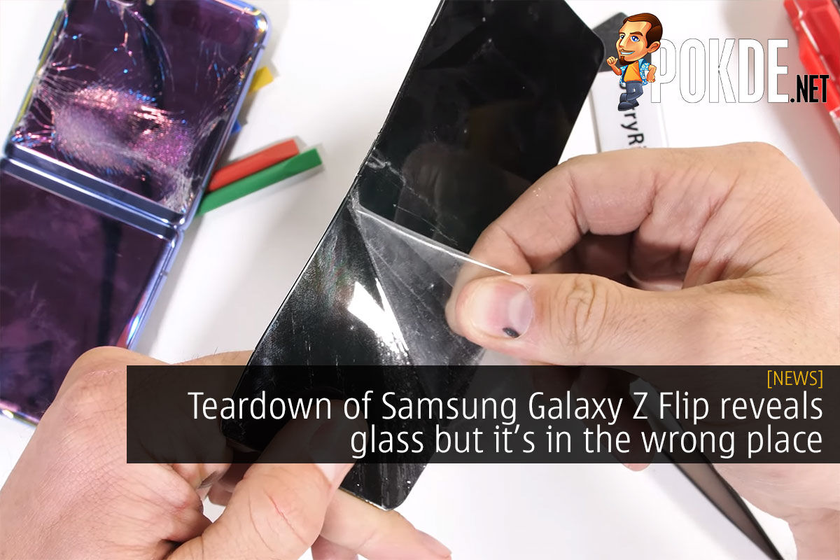 galaxy z flip broken