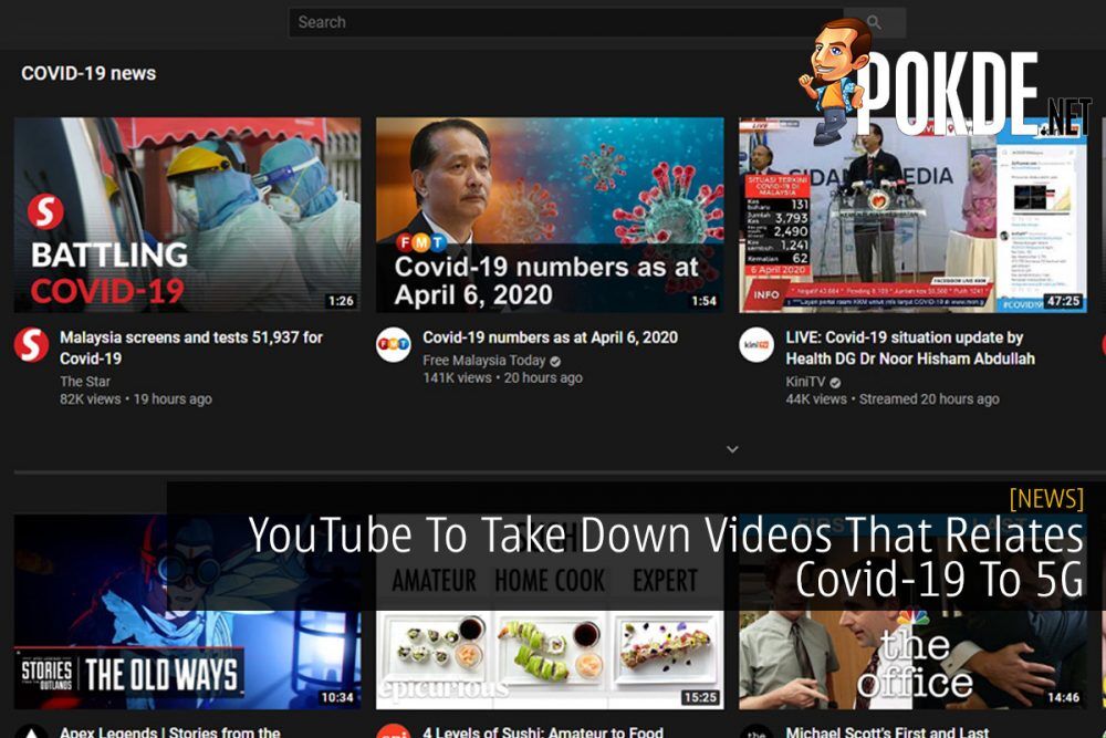 YouTube To Take Down Videos That Relates Covid-19 To 5G 21