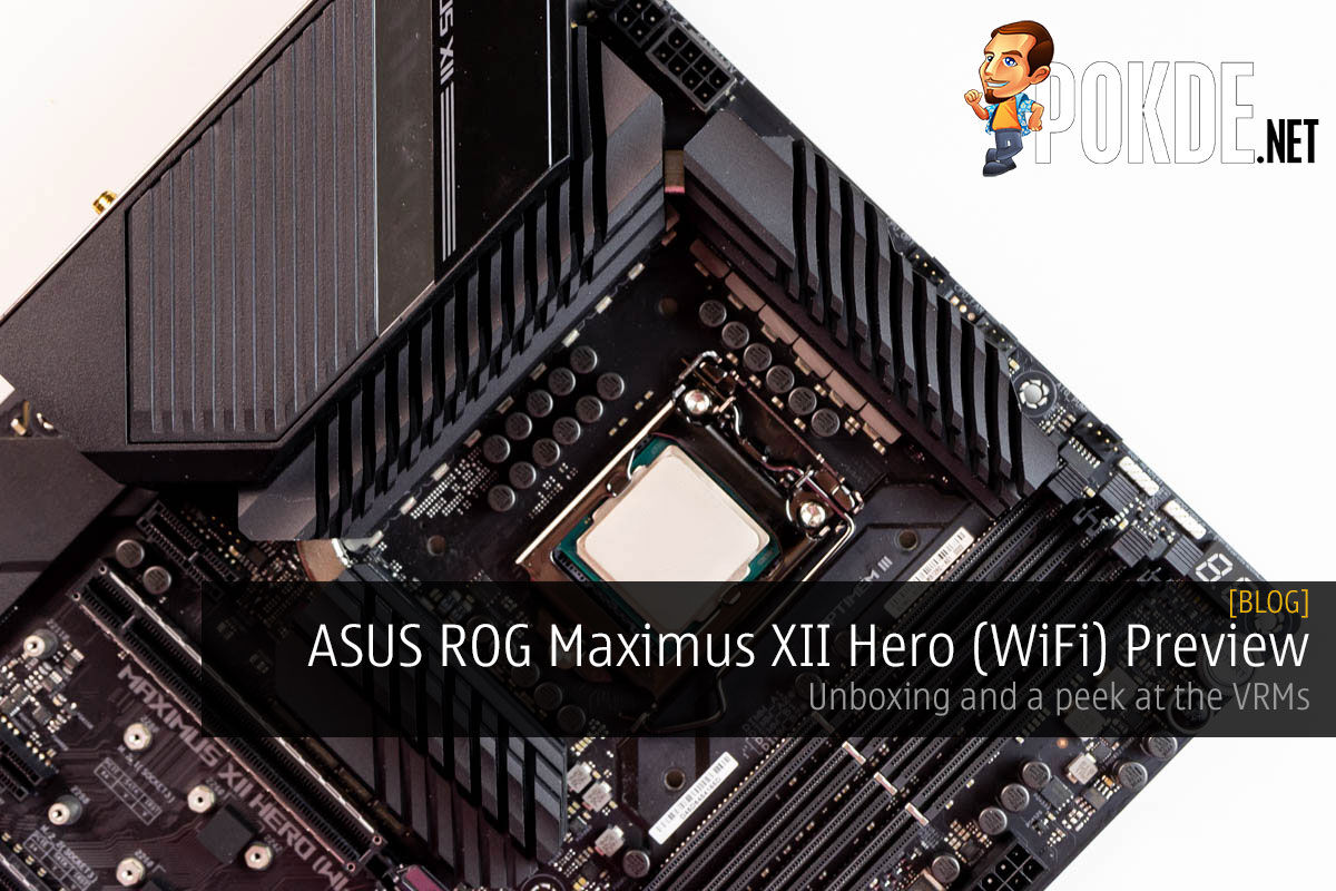 Asus Rog Maximus Xii Hero Wifi Preview Unboxing And A Peek At The Vrms Pokde Net