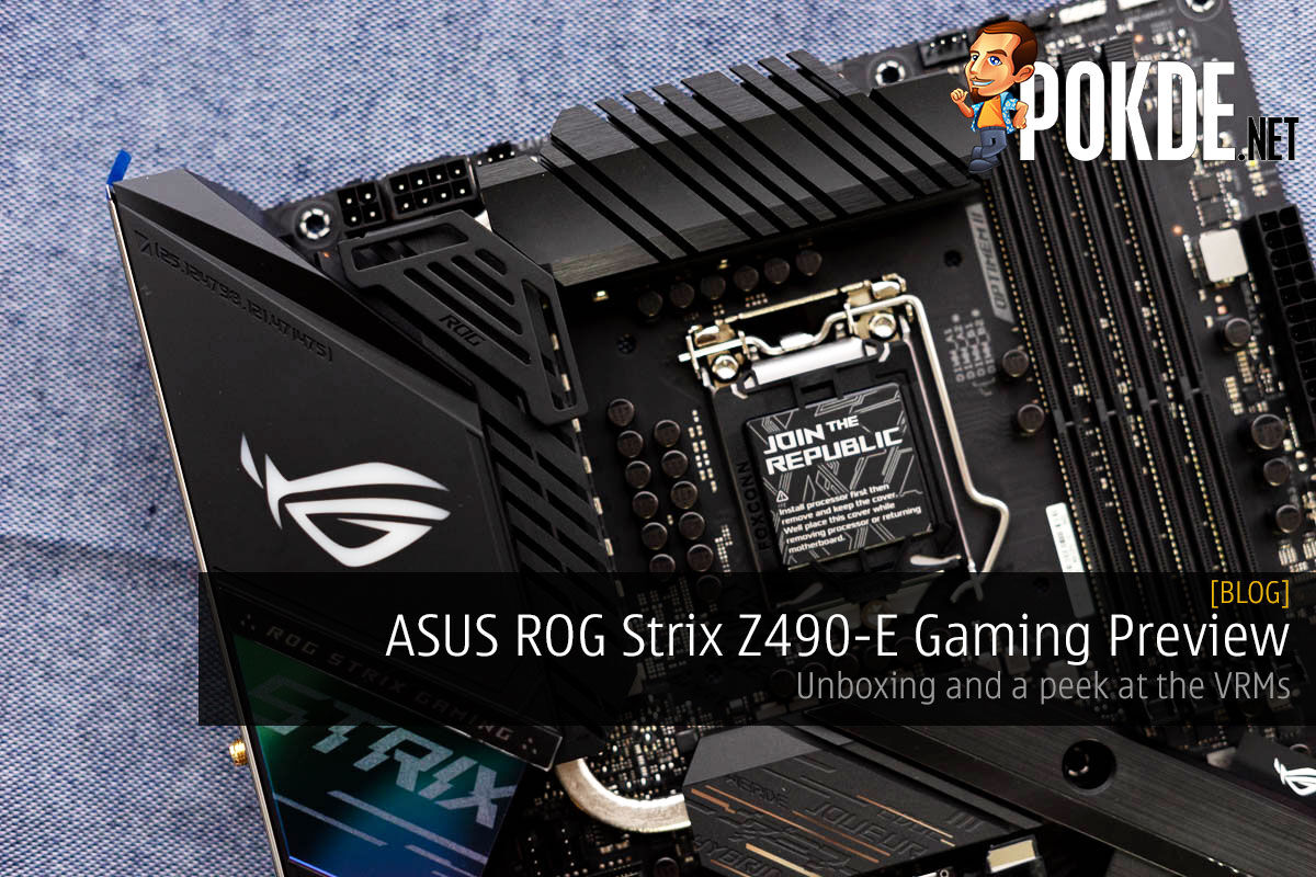 ASUS ROG Strix Z490-E Gaming Preview — Unboxing And A Peek At The VRMs ...