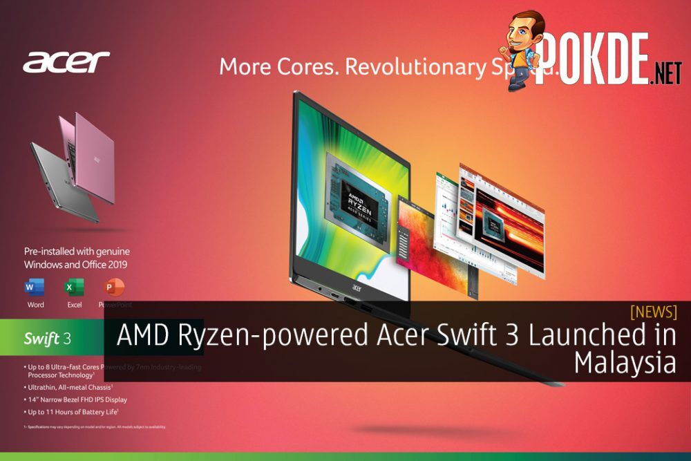 AMD Ryzen-powered Acer Swift 3 Launched in Malaysia