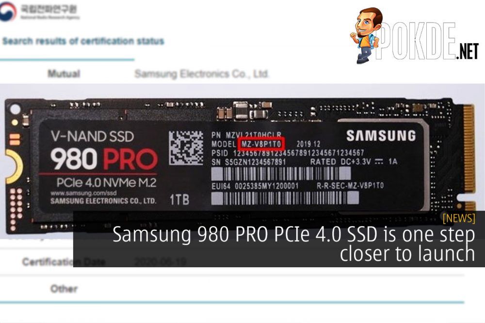 samsung 980 pro pcie 4.0 ssd launch cover