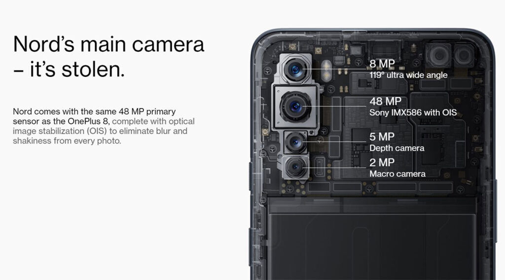 OnePlus Nord camera