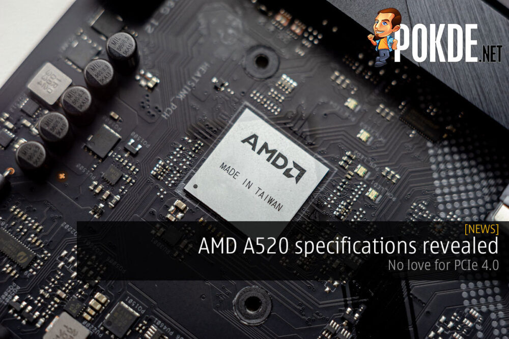 amd a520 specifications revealed pcie 4.0 cover