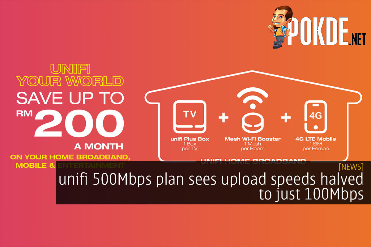 Unifi 500mbps Plan Sees Upload Speeds Halved To Just 100mbps Pokde Net