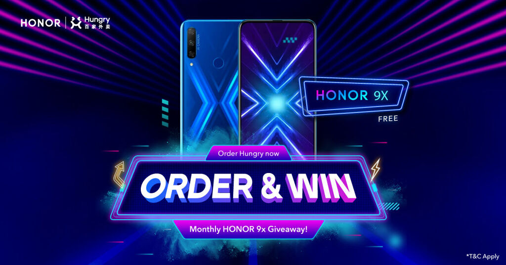 HONOR Malaysia Partners With Hungry — Win A Brand New Smartphone By Ordering Food! 26