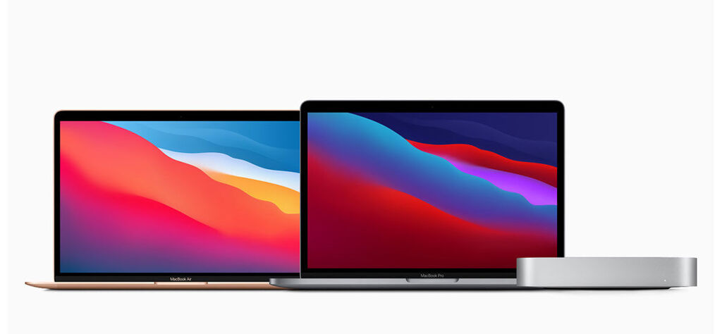 Apple M1 macbook air, macbook pro, mac mini