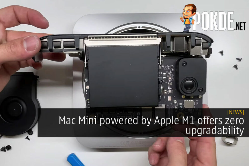 mac mini apple m1 upgradeability cover