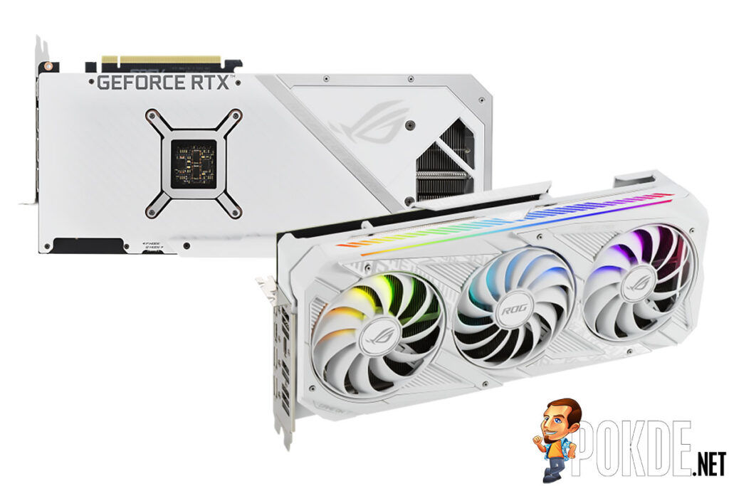 ASUS ROG Strix GeForce RTX 30 Series White card