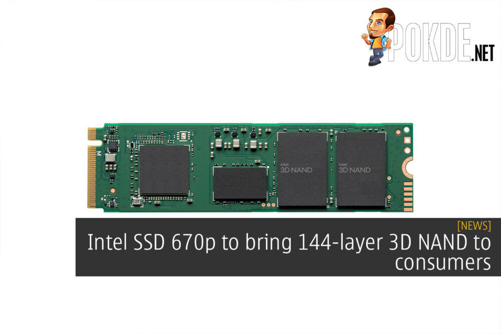 Intel SSD 670p 144 layer 3d nand ssd cover
