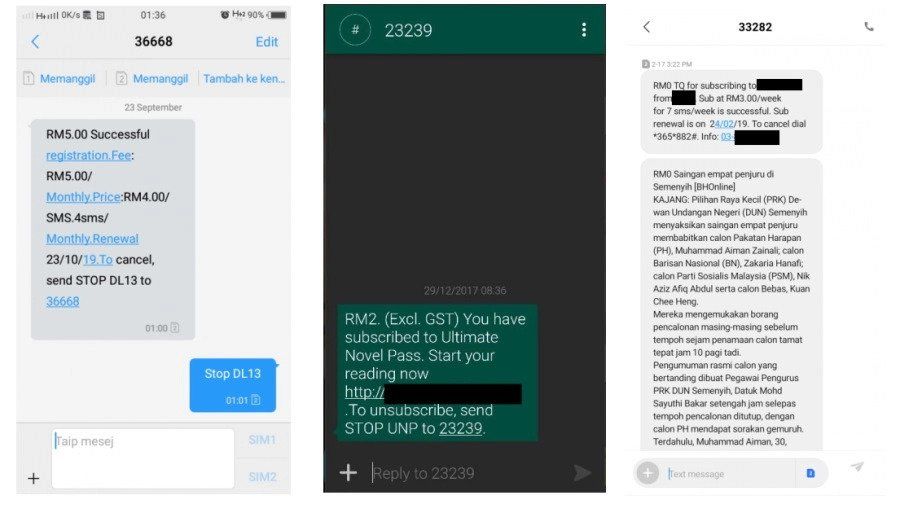 5 Malaysian Telcos Under Investigation for SMS Scam 20