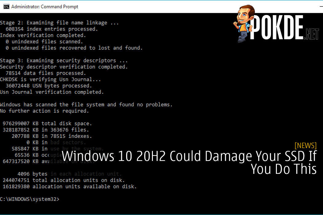 berømt Tage af fire gange Windows 10 20H2 Could Damage Your SSD If You Do This – Pokde.Net