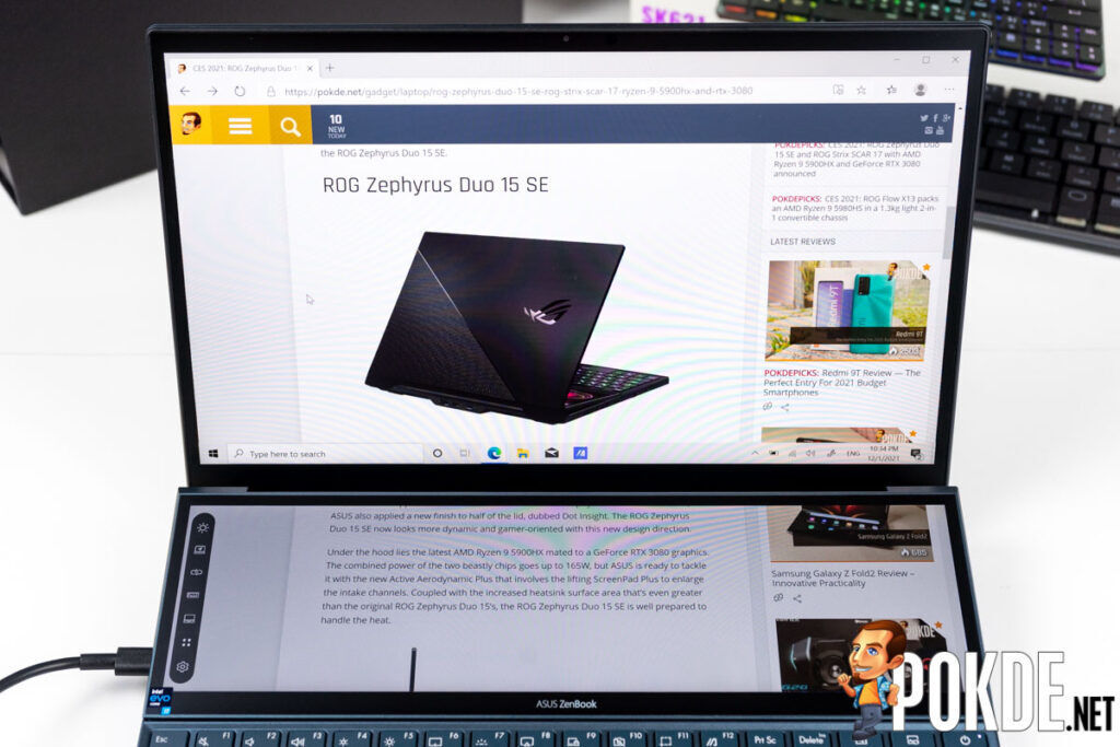 ASUS ZenBook Duo 14 Review UX482-9