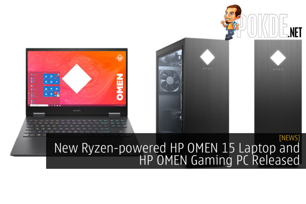AMD Ryzen HP OMEN 15 Laptop and HP OMEN 25L Desktop PC cover