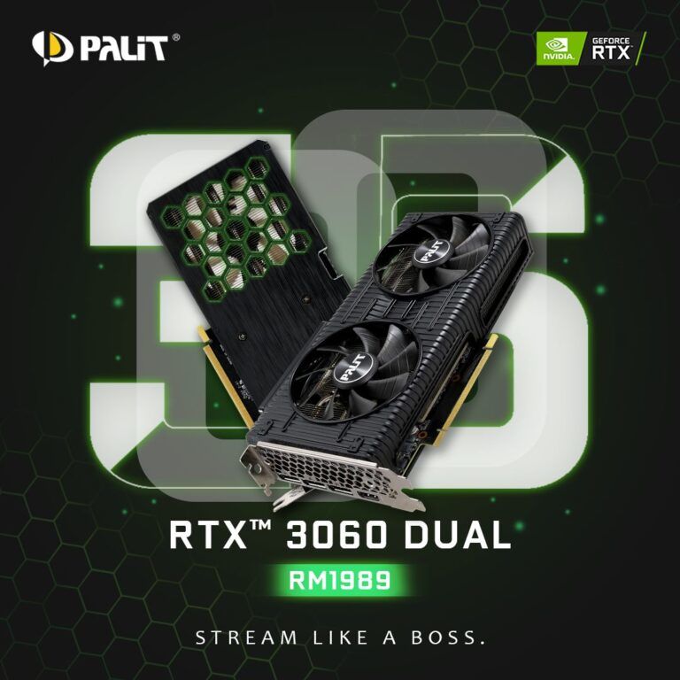 PALIT GeForce RTX 3060 DUAL