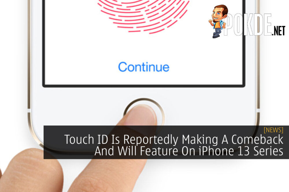 Touch ID Comeback iPhone 13 cover