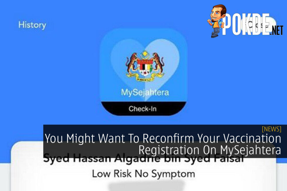 Re-register Vaccination MySejahtera A