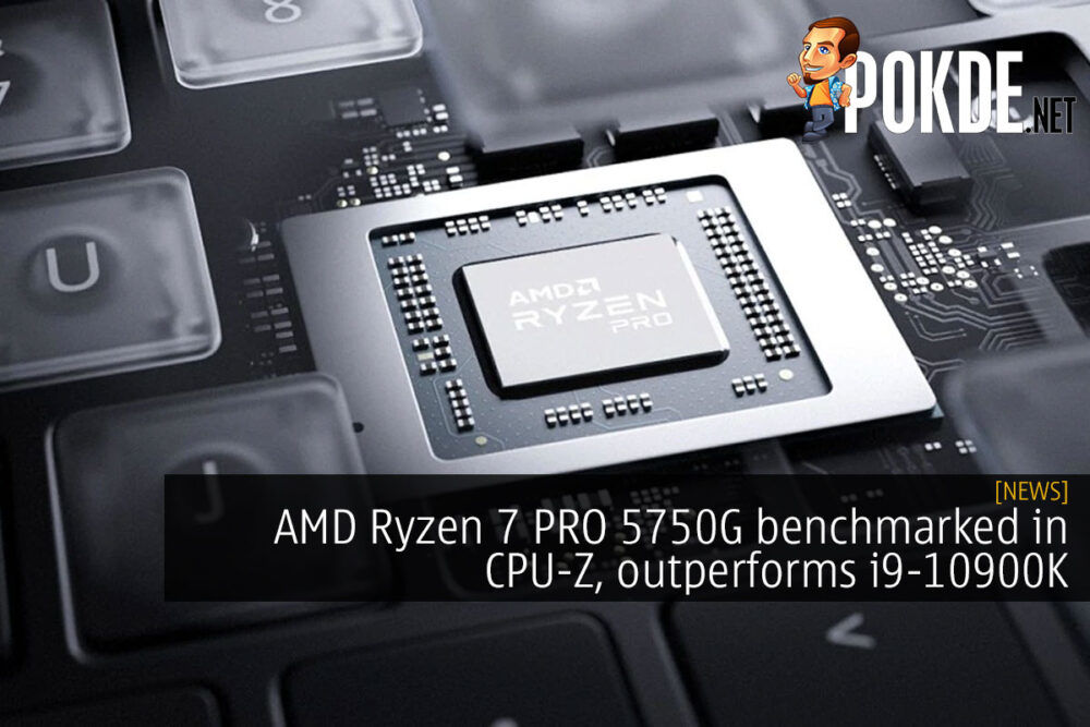 AMD Ryzen 7 pro 5750G cpu-z cover