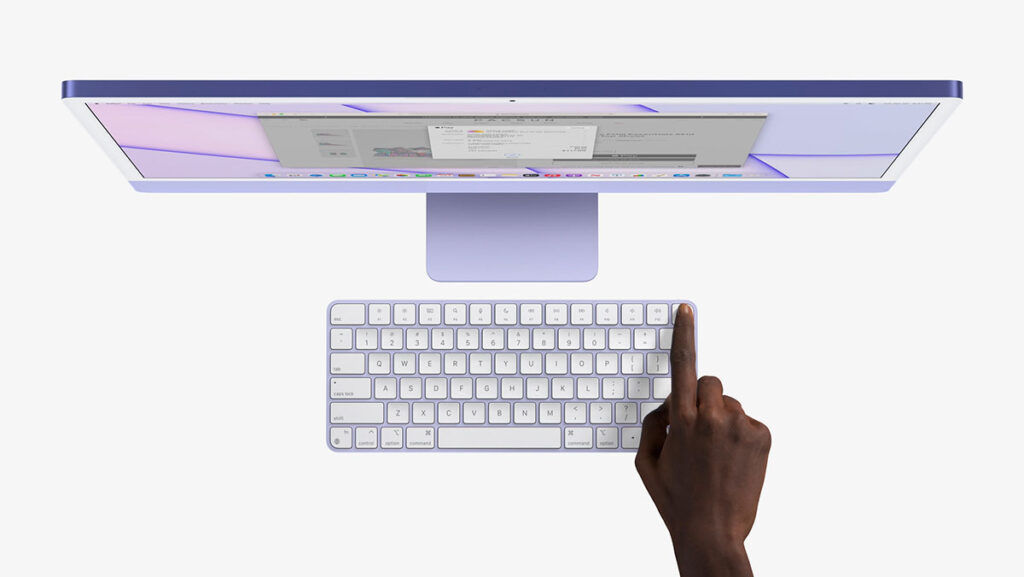 New iMac 2021 touch ID